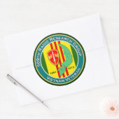 Sticker Rond 509th RRG - Asa Vietnam (Enveloppe)