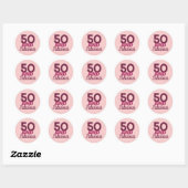 Sticker Rond 50 et Fabulous Mug (Feuille)