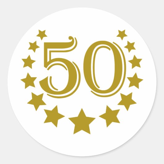 Sticker Rond 50 étoiles-Anniversaire.png (Devant)