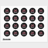 Sticker Rond 50E 50 Et Fabuleux (Feuille)