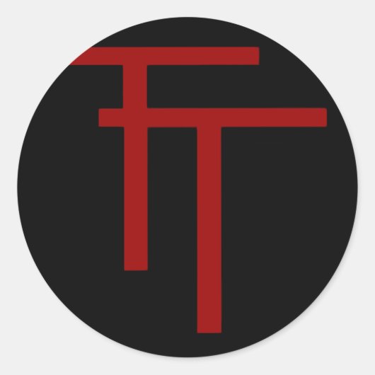 Sticker Rond 50e division d'infanterie (Devant)