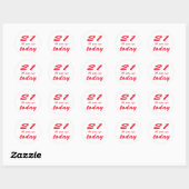 Sticker Rond 51 ans (Feuille)