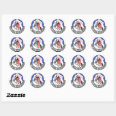 Sticker Rond 526e Escadron de chasseurs tactiques (Feuille)