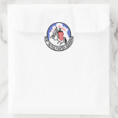 Sticker Rond 526e Escadron de chasseurs tactiques (Sac)