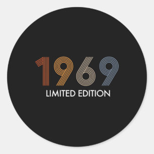 Sticker Rond 54 Ans 1969 54E
