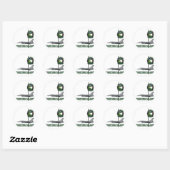 Sticker Rond 555e Escadron de chasseurs F-16C, bloc 40E (Feuille)