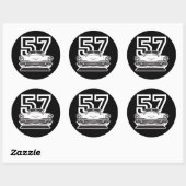 Sticker Rond 57 Bel Air (Feuille)