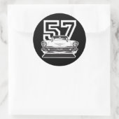 Sticker Rond 57 Bel Air (Sac)