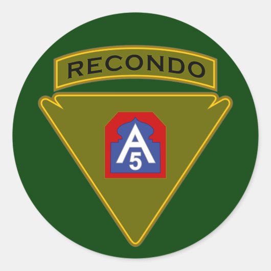 Sticker Rond 5 Corps de recharge poche patch 2 (Devant)