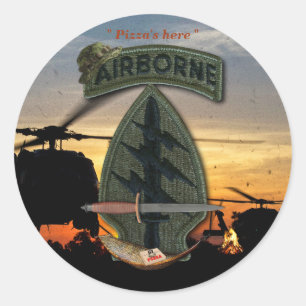 Sticker Rond 5e forces spéciales Green Berets lrp nam