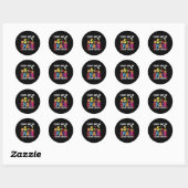 Sticker Rond 5e Grade (Feuille)