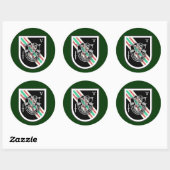 Sticker Rond 5e SFG(A) - Force opérationnelle Dagger OEF (Feuille)