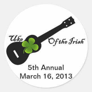 Sticker Rond 5e Uke annuel de l'Irish