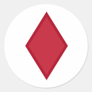 Sticker Rond 5ème Correction d'insignes de Division