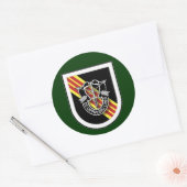 Sticker Rond 5ème SFG (A) - le Vietnam (Enveloppe)