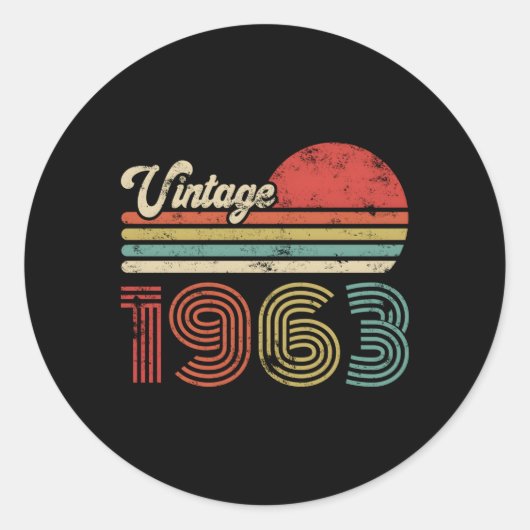 STICKER ROND 60 1963 60E (Devant)