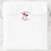 Sticker Rond 60 Anniversaire (Sac)