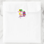 Sticker Rond 60 est Bon Anniversaire Tshirts et cadeaux (Sac)