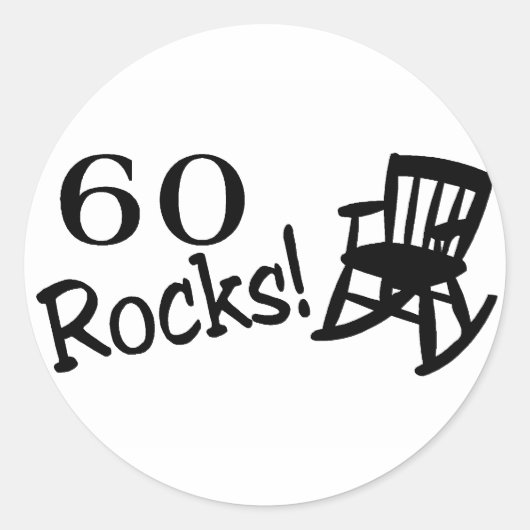 Sticker Rond 60 Roches (Rocker) (Devant)