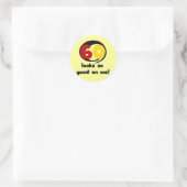 Sticker Rond 60 T-shirts et cadeaux sont si bons pour moi (Sac)