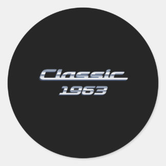 Sticker Rond 60 Voiture 1963 60E