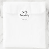 Sticker Rond 60e anniversaire (Sac)