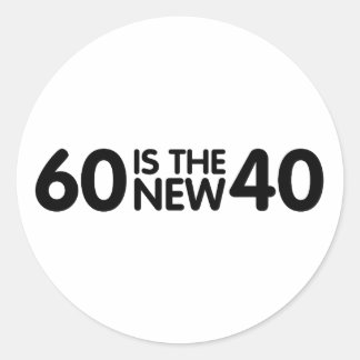 Sticker Rond 60e anniversaire