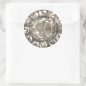 Sticker Rond 60e anniversaire Diamond Wedding 60 ans Jubilé (Sac)