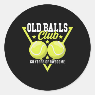 Sticker Rond 60E I Old Balls Club I Tennis