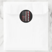 Sticker Rond 643 Vendez Math Player Lanceur Garçons Drôle Améri (Sac)