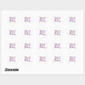 Sticker Rond 65e anniversaire (Feuille)