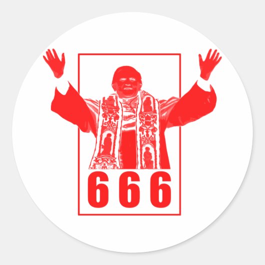 STICKER ROND 666 (Devant)