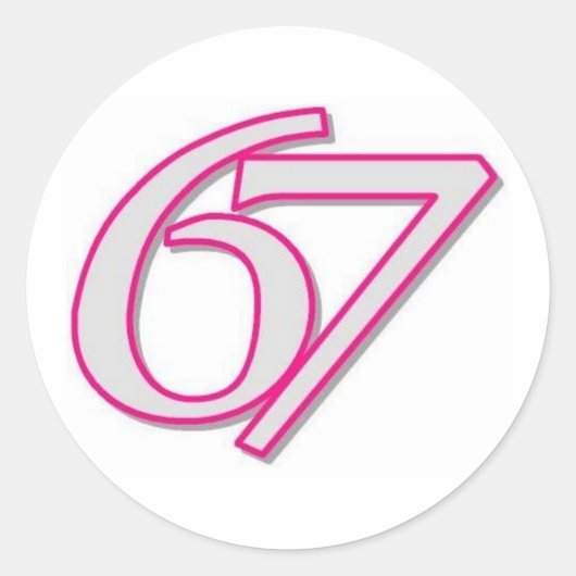 STICKER ROND 67 (Devant)