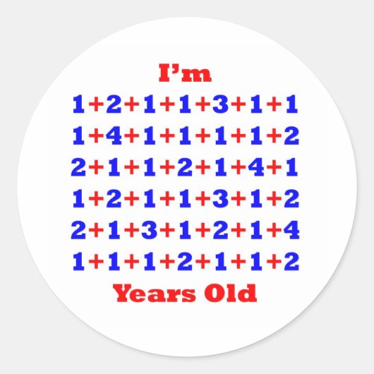 Sticker Rond 67 ans ! (Devant)