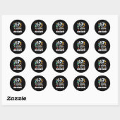 Sticker Rond 67 Days Of School That Rocked (Feuille)