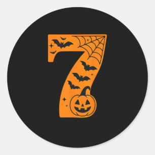 Sticker Rond 67 Halloween appariement jumeaux garçons filles fr