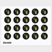Sticker Rond 67 Meme Ckle Surprise Un Pot De Tranches De Ckles (Feuille)