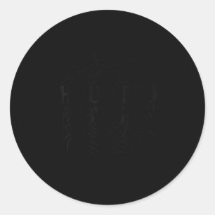 Sticker Rond 67 Meme Halloween Maison Hantée Sder - Six Seven G