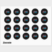 Sticker Rond 67 Six Sept Sendy 6 7endy Obtenons Sendy 67 Mème (Feuille)
