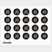 Sticker Rond 67 Squad Squad Teacher Christmas Design Funny 67 (Feuille)