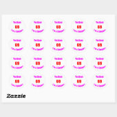 Sticker Rond 69 Anniversaire de Cougar (Feuille)