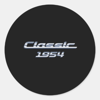 Sticker Rond 69 Voiture 1954 69E