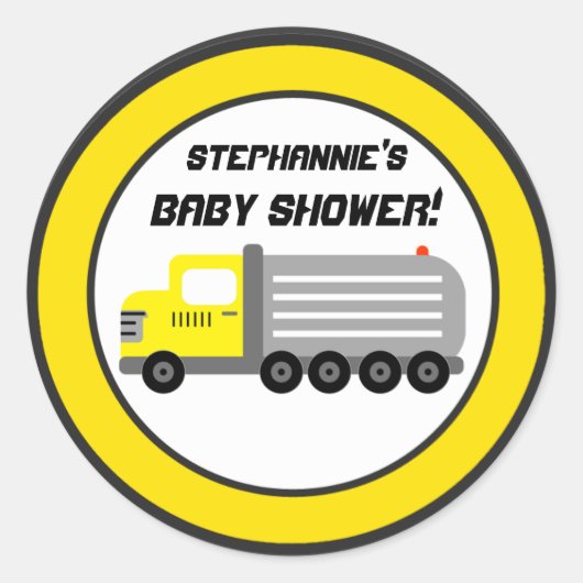 Sticker Rond 6 - 3 pouces Favoriser la construction des autocol (Devant)