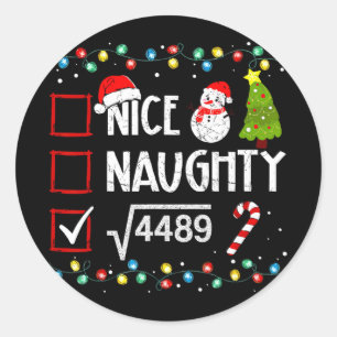 Sticker Rond 6-7 Mème Jolies Cochonnes 67 Noël Cerveau Pourri D
