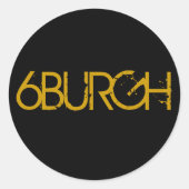 STICKER ROND 6 BURGH (Devant)