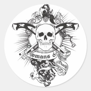 Sticker Rond 6h23 01 de Romains