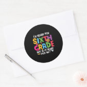 Sticker Rond 6th Grade Teacher Ready For Sixth Grade (Enveloppe)