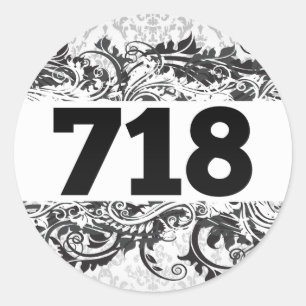 STICKER ROND 718