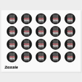 STICKER ROND 76 (Feuille)