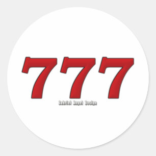 STICKER ROND 777